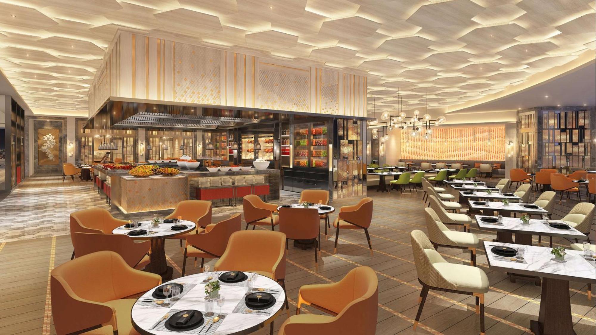 Hotel Grand Hyatt Jeju Exterior foto The interior of the restaurant