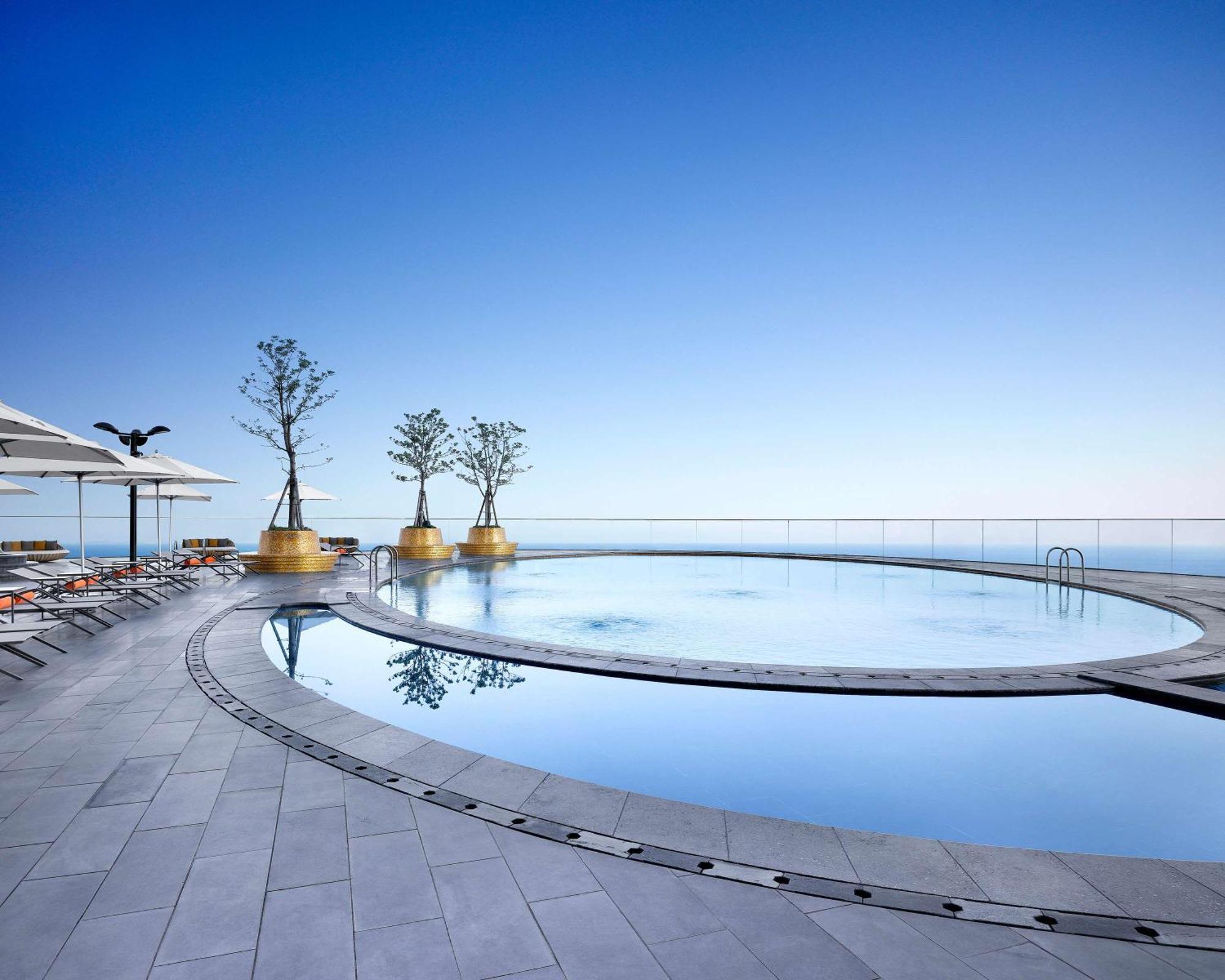 Hotel Grand Hyatt Jeju Exterior foto The Sky Pool