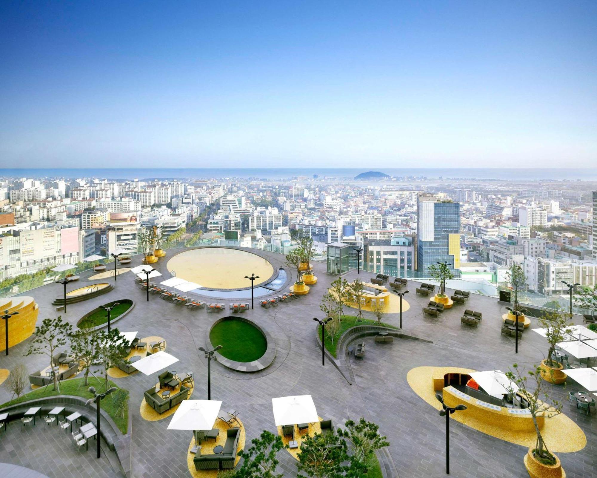 Hotel Grand Hyatt Jeju Exterior foto The Sky Garden